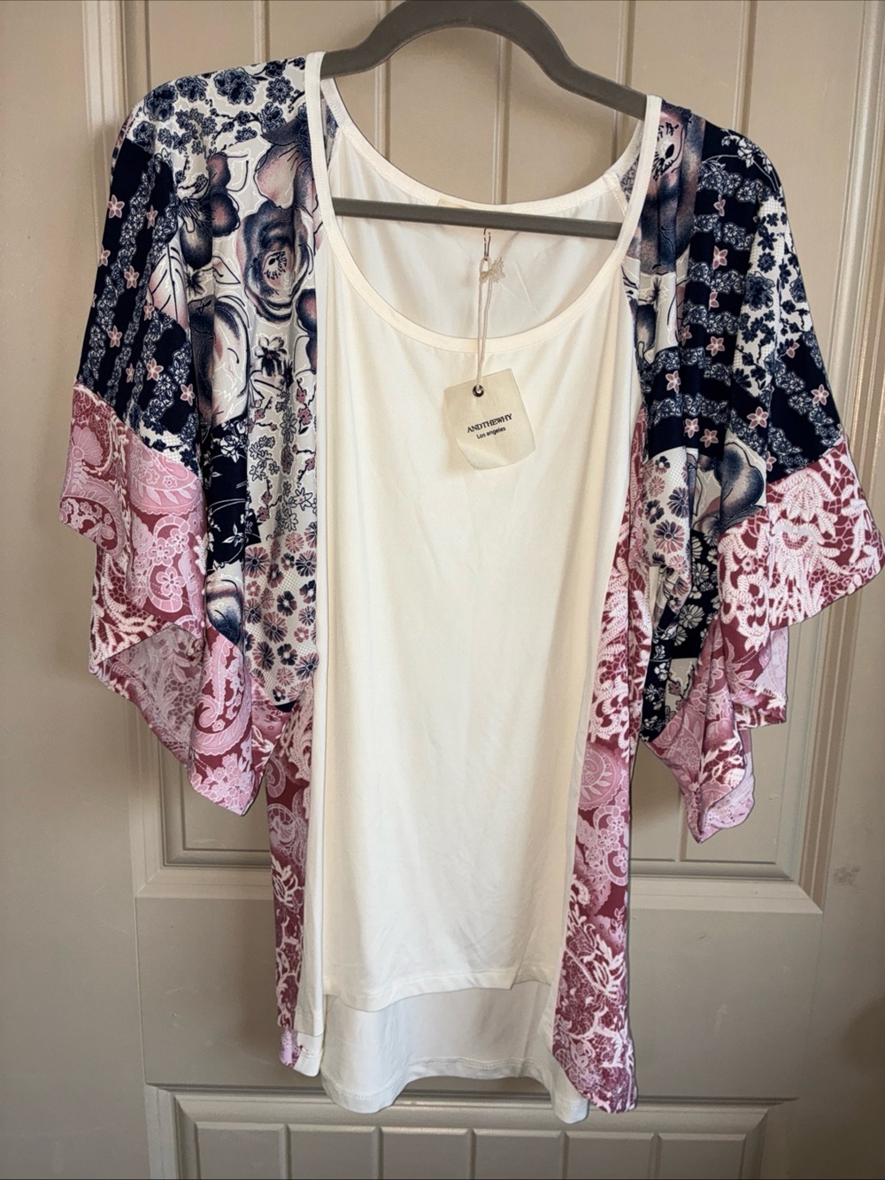 Lightweight Floral patchwork Top